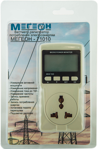 Ваттметр МЕГЕОН 71010 купить по низкой цене | МАКСПРОФИТ