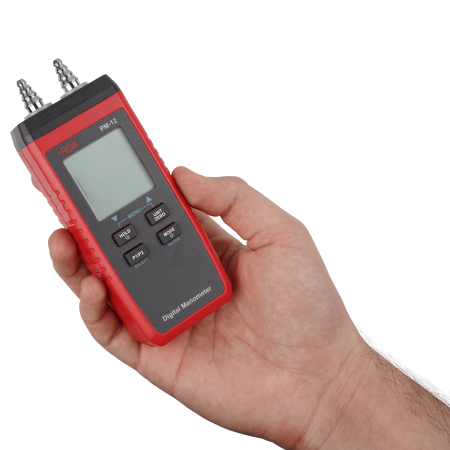 Цифровой манометр RGK PM-12 купить по низкой цене | МАКСПРОФИТ