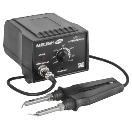 SMD-термопинцет МЕГЕОН 00722 купить по низкой цене | МАКСПРОФИТ