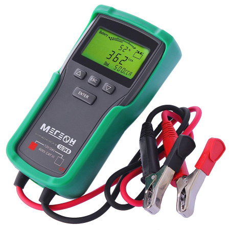 Тестер автомобильной аккумулятроной батареи 12В МЕГЕОН 81012 купить по низкой цене | МАКСПРОФИТ